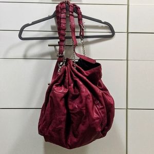 Pour la Victoire Burgundy Leather Purse